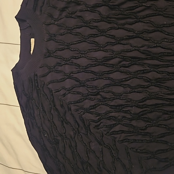 Textured Short Sleeve Sweater - Picture 2 of 3